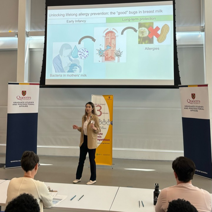 Sarah presenting