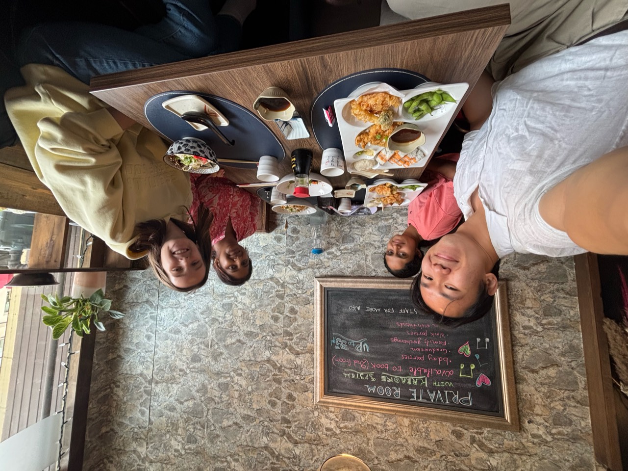 Bryant, Suruthy, Elizabeth, and Amanda (left to right)